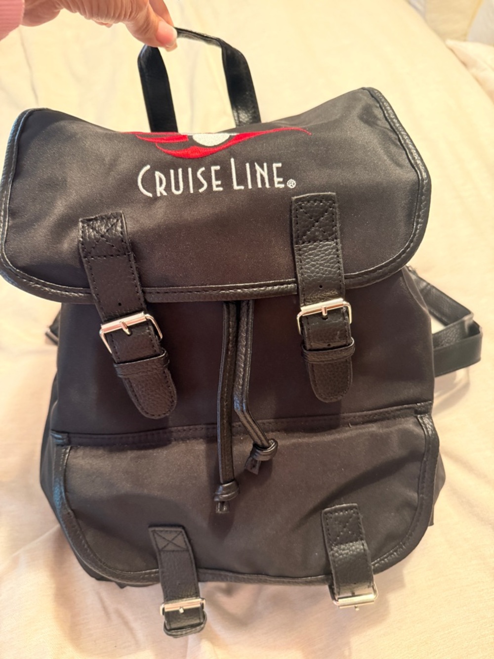 Disney Cruise Line Backpack Official DCL Black Travel Park Bag Carry-On Disney